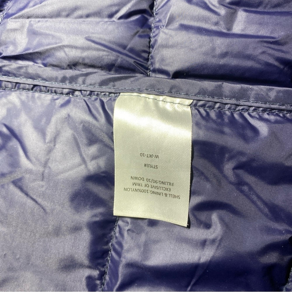 Quince Navy Down Filled Packable Women’s  Puffer Jacket  Size: Small - Picture 4 of 9